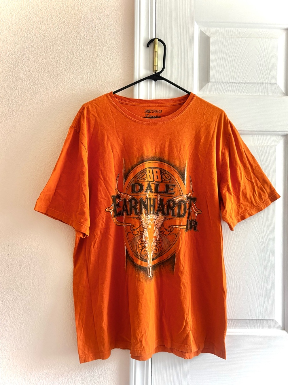 Fanatics NASCAR Dale Earnhardt Jr. Orange T-Shirt Size XL Sports
